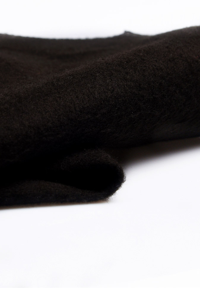 Tissu de rideau en éponge noir anti-UV IFR, en Polyester pur, bonne intimité