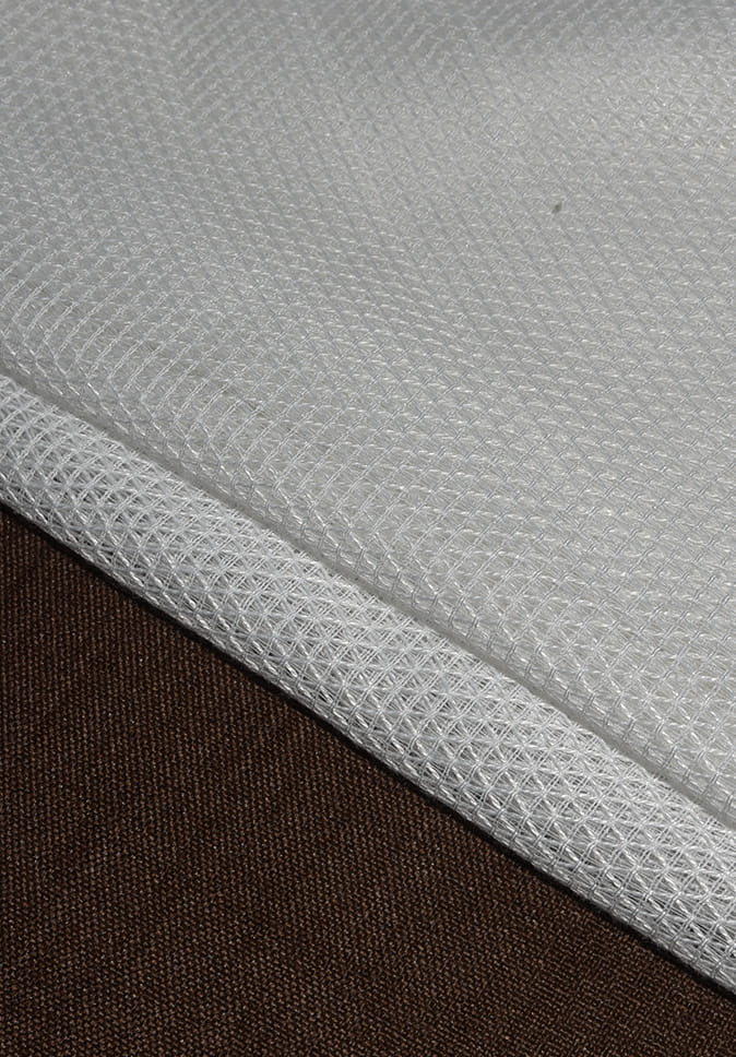 Tissu transparent en lin de luxe en gros pour rideau, tissu de rideaux transparents ignifuges inhérents en poly pur pour le salon